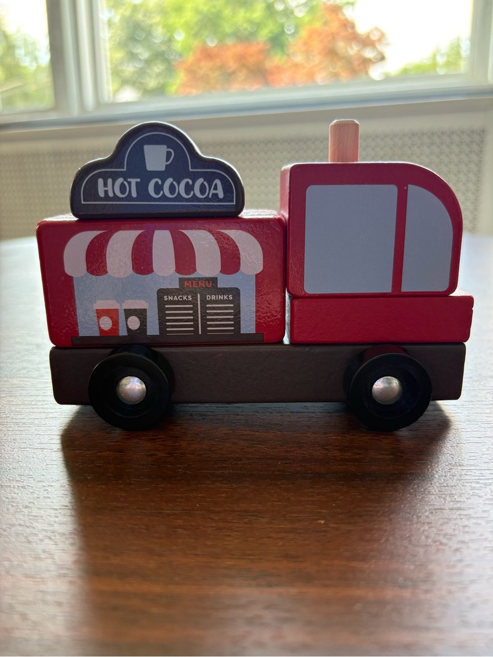 Target Bullseye's Playground Wooden Stackable Hot Cocoa Toy Truck